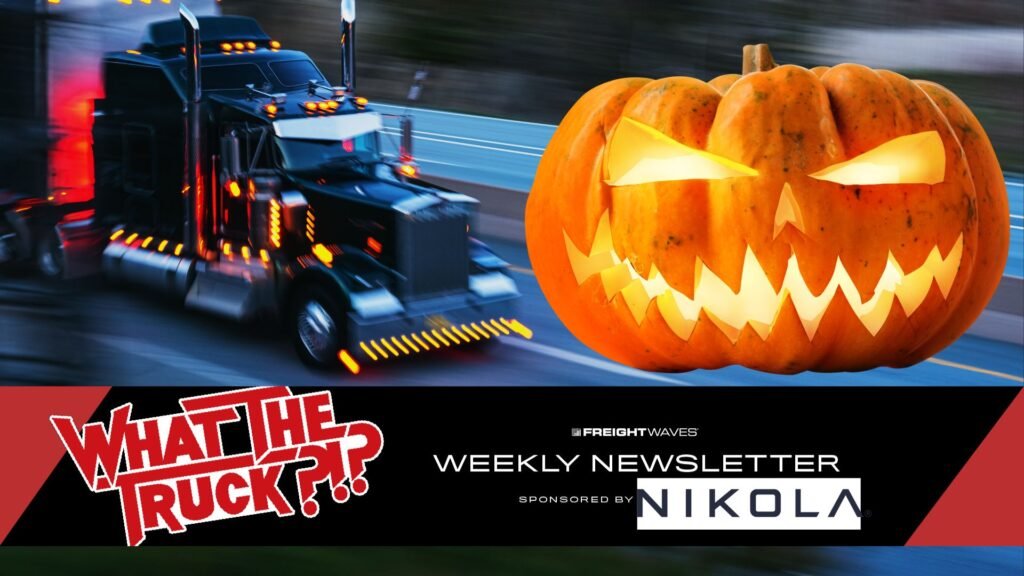 If you celebrate Halloween, a truck brought it