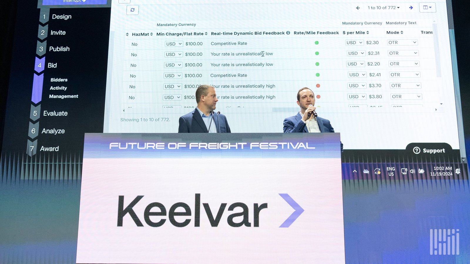 Innovators showcase FreightTech in Day 1 rapid-fire demos at F3