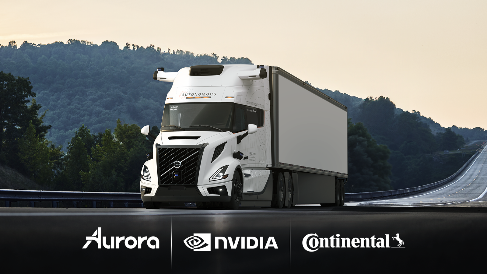 Aurora, Continental and Nvidia announce partnership at CES