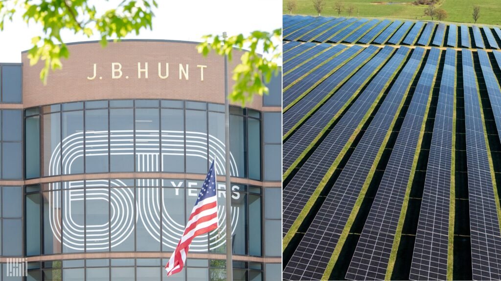 J.B. Hunt builds 40-acre solar farm to power headquarters