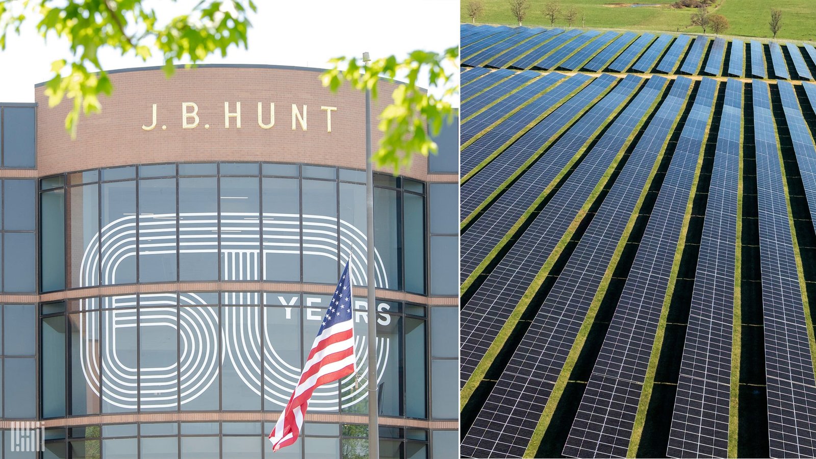 J.B. Hunt builds 40-acre solar farm to power headquarters