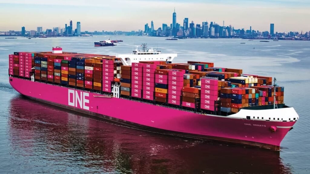ONE container alliance swings to profit in Q3