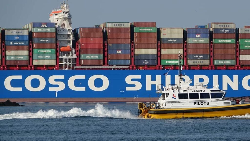 Ocean carrier Cosco blacklisted by US over China military ties