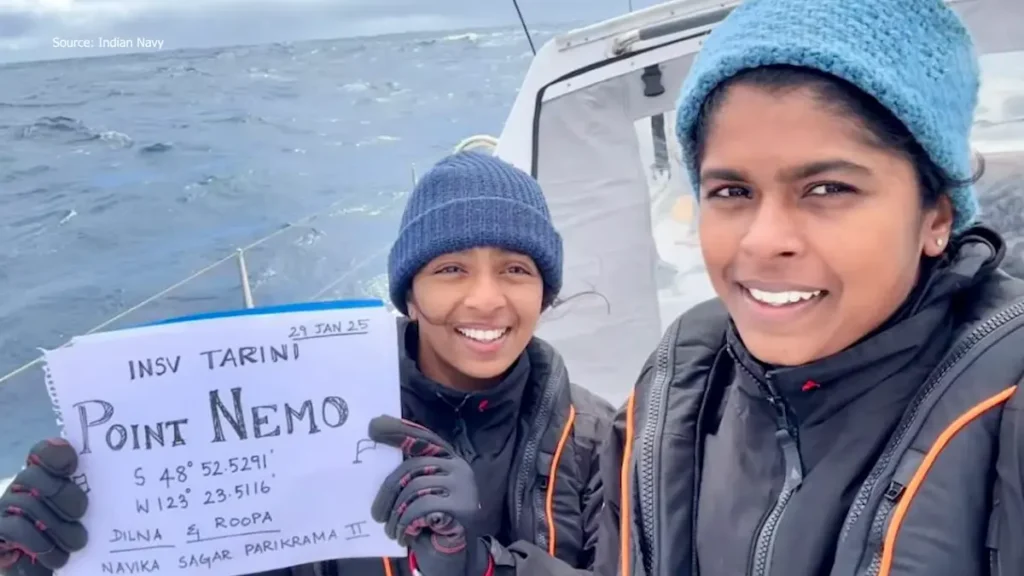 Nemo has been found and circumnavigated by Indian women navy officers