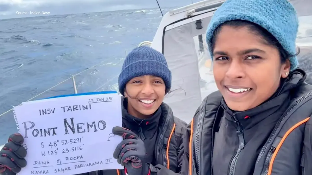 Nemo has been found and circumnavigated by Indian women navy officers