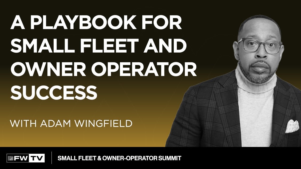 SFOO Summit: Navigating the trucking downturn – Adam Wingfield’s Playbook for Success
