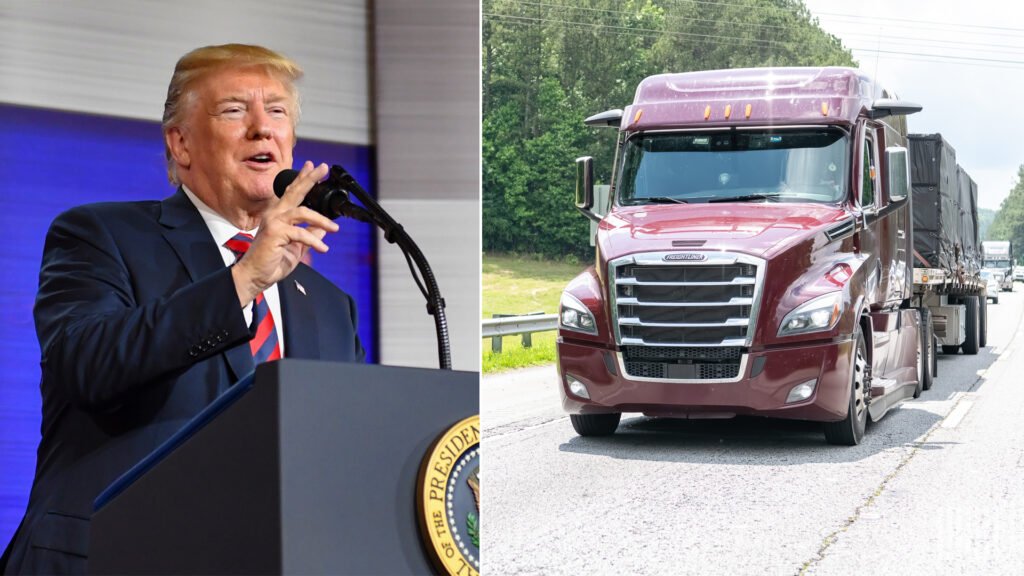 Trump requiring that truckers speak and read English