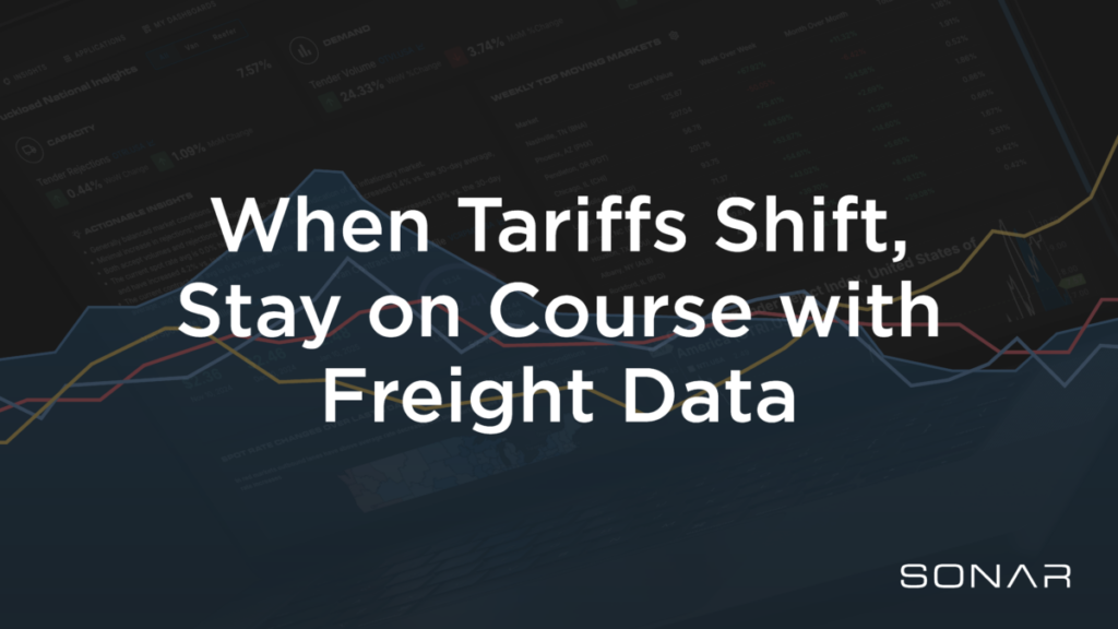 Using real-time data to navigate today’s volatile tariff landscape