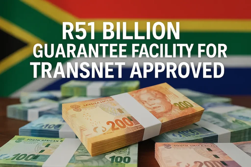 51 billion rand guarantee for Transnet as South Africa backs operational reforms