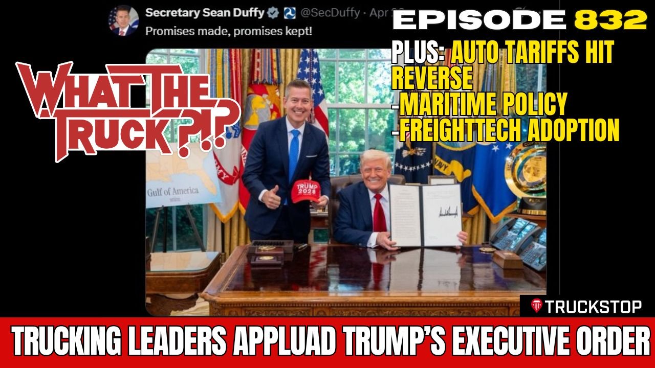 Trucking leaders applaud Trump executive order requiring truckers speak English | WHAT THE TRUCK?!?