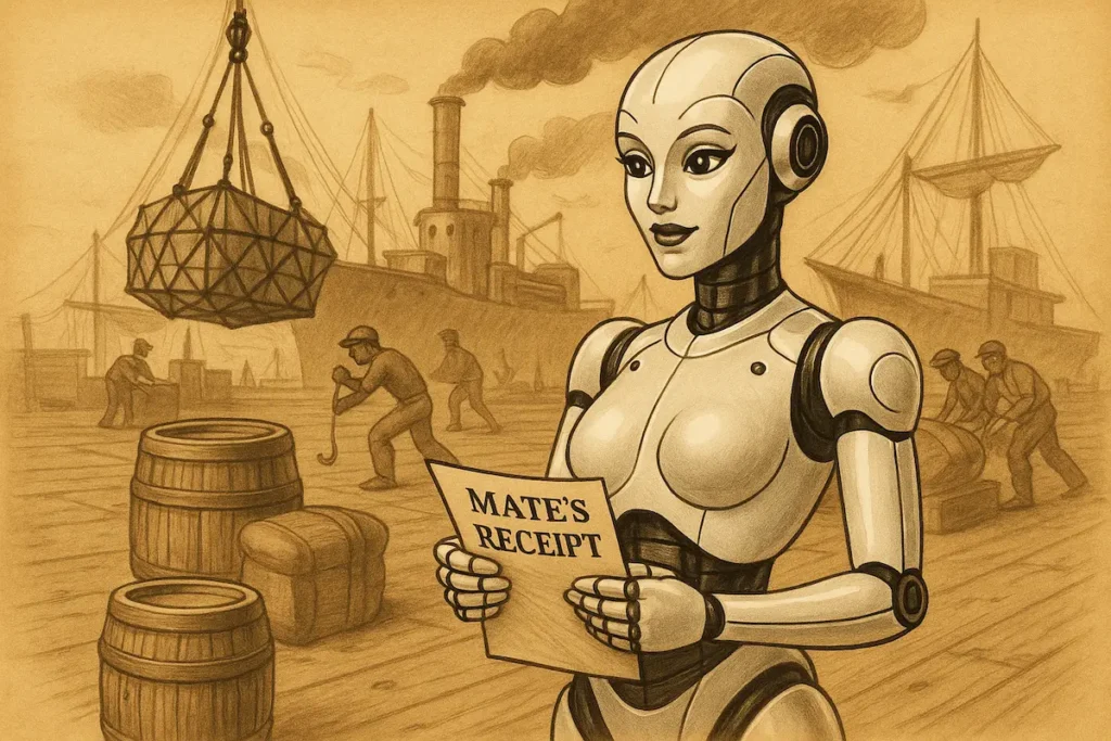 NO, a Mate’s Receipt is NOT the same as a Bill of Lading