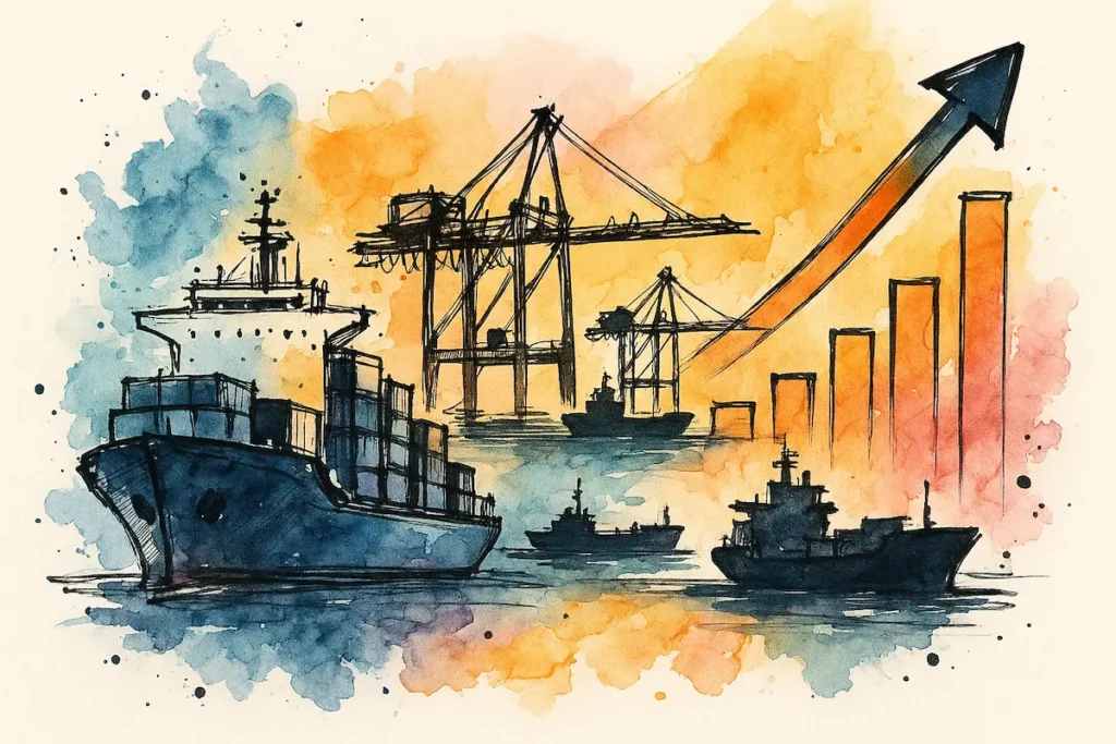 Global trade on track for record highs in 2025