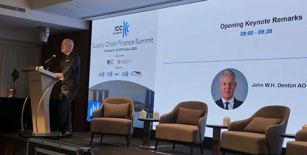 uncertainty in trade finance - john denton - ICC Academy Supply Chain Finance Summit