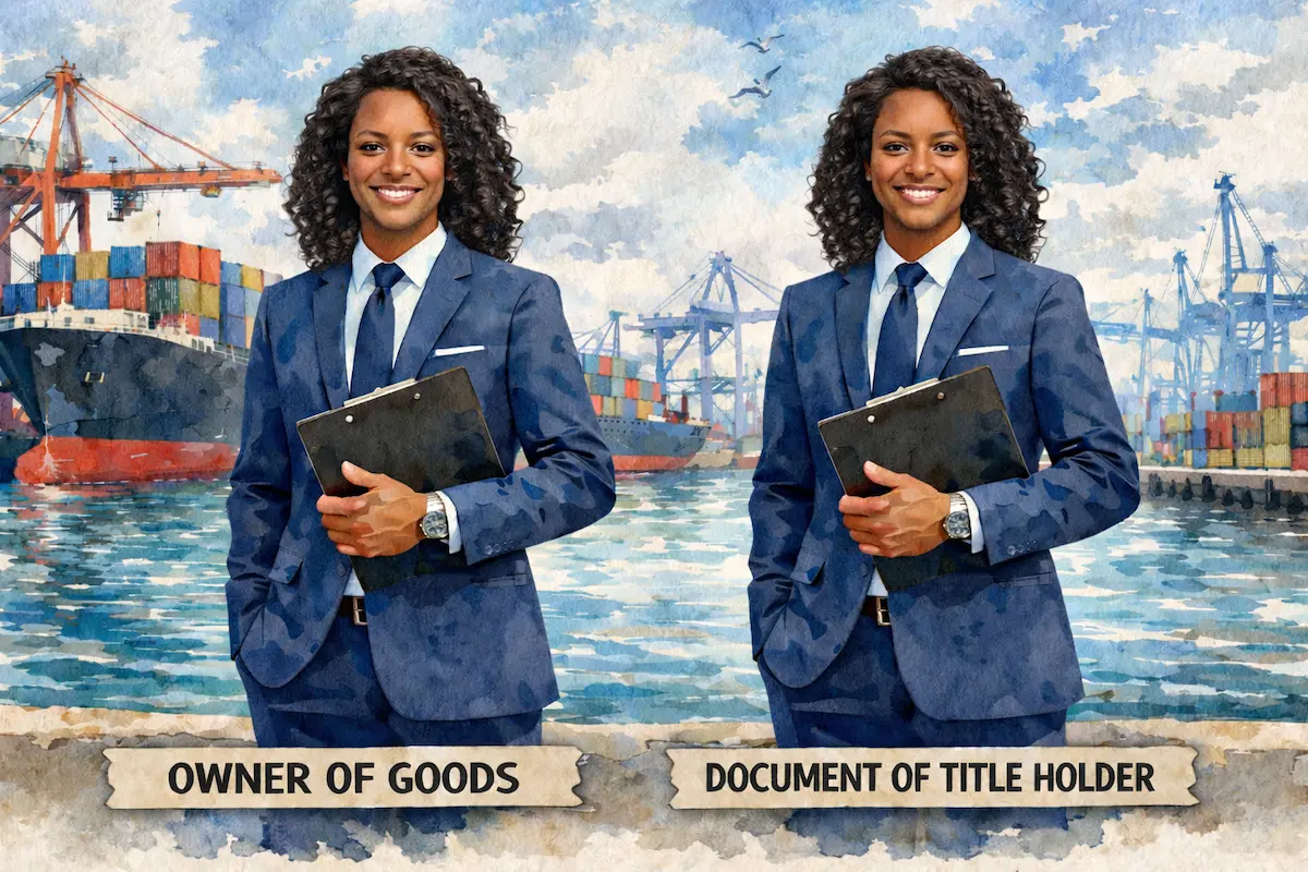 document of title vs ownership of goods