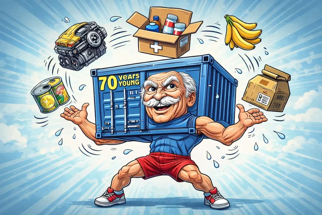 happy 70th birthday container - 70 years of containerisation