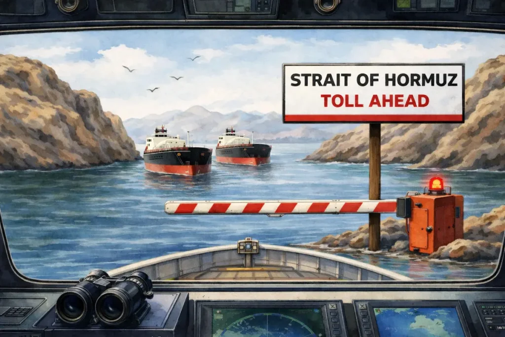 strait of hormuz toll booth iran