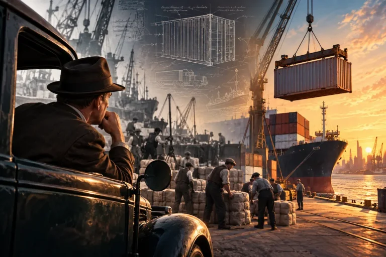 malcom mclean and shipping container